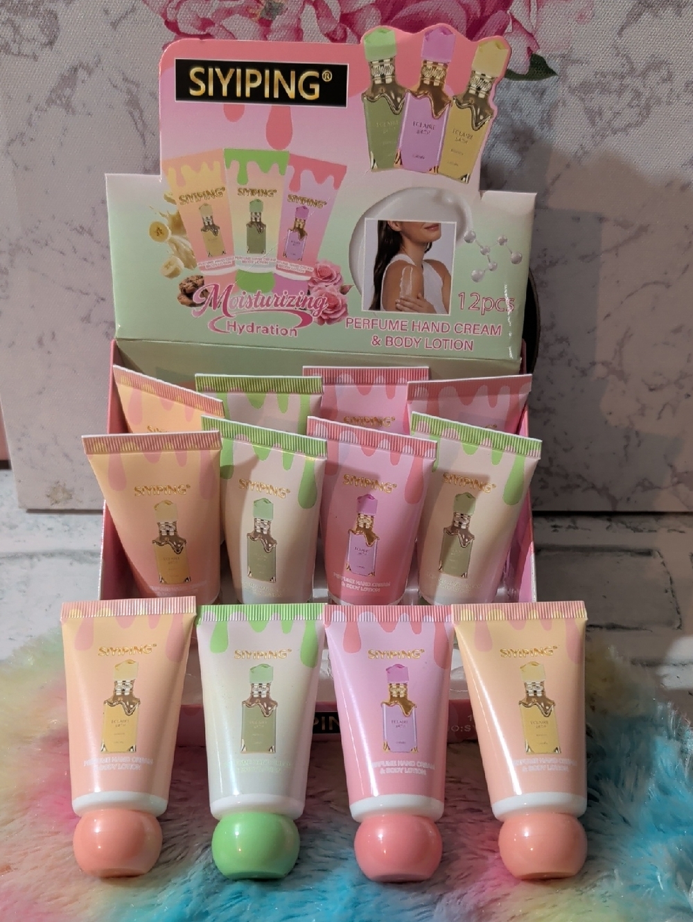Siyiping Perfume Hand Cream Bundle Of 4 - Hydrating Scented Lotion